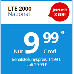 Deutschlandsim LTE 2000 national