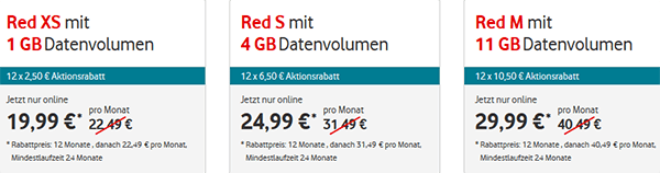 Vodafone Red S