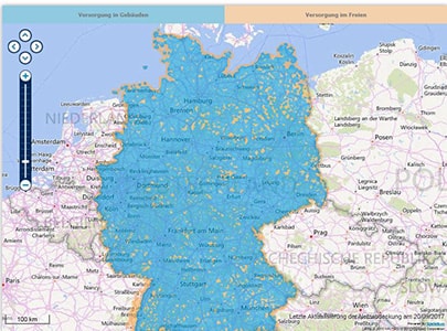 Allgemeine Netzqualität und Netzabdeckung bei smartmobil