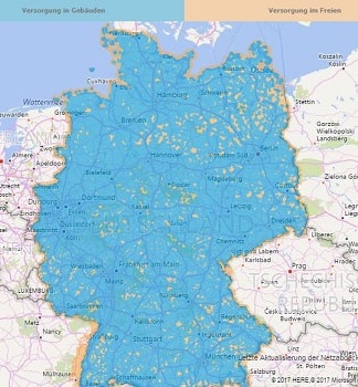 O2 / E-PLus Netzabdeckung