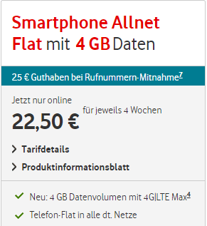 CallYa Smartphone Allnet Flat