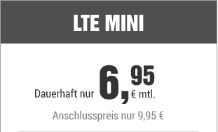 Bildconnect LTE Mini: Günstiger LTE Handytarif für nur 6,95 €