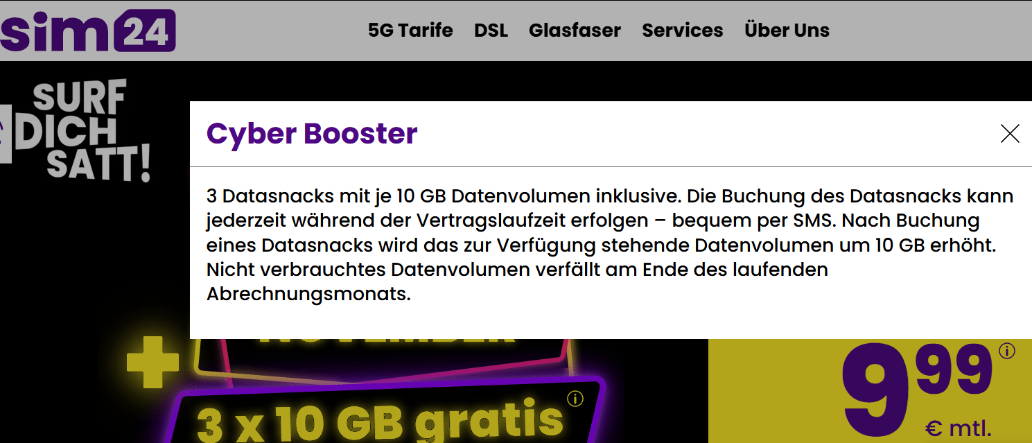 Drillisch Cyber Boost Aktion