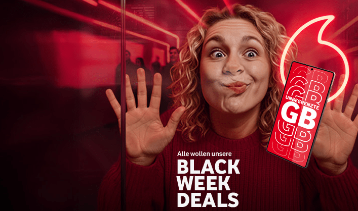 Vodafone GigaMobil XS Black Week Aktion: 7 GB + Allnet Flat mit 240 € Rabatt