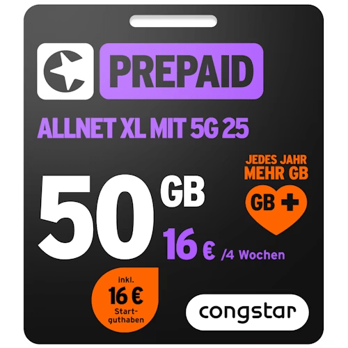 congstar Prepaid Allnet XL