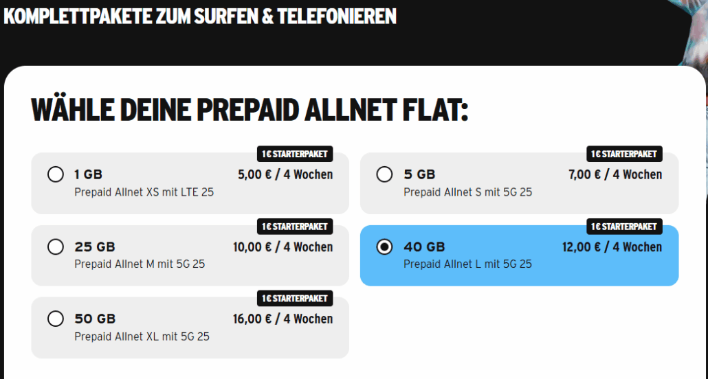 congstar Prepaid Aktion: Starterpaket für nur 1 € (Angebot wieder live)